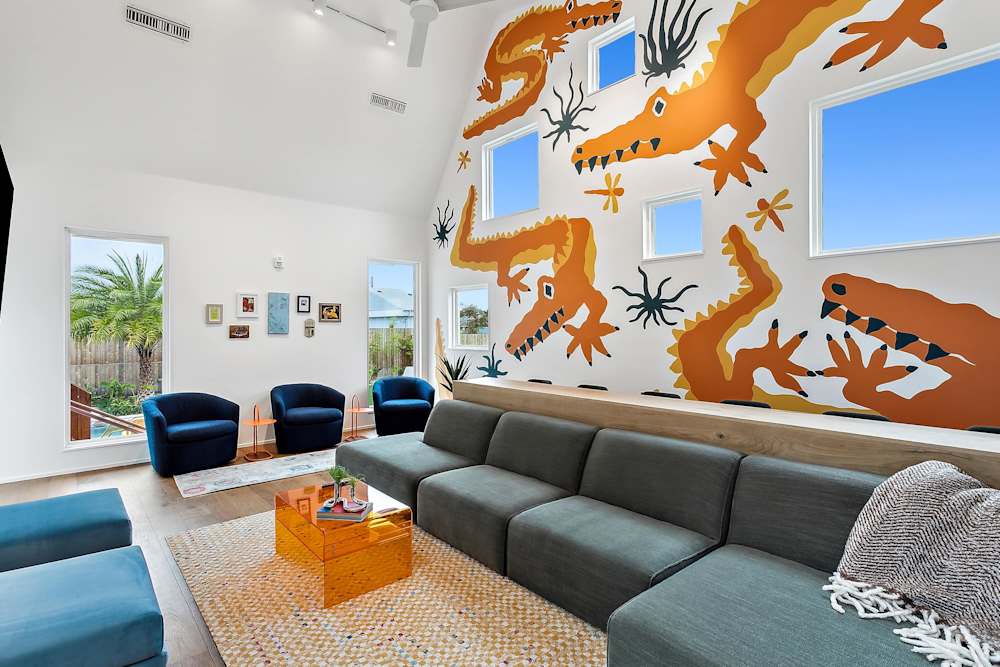 The Cocodrie’s hand-painted mural