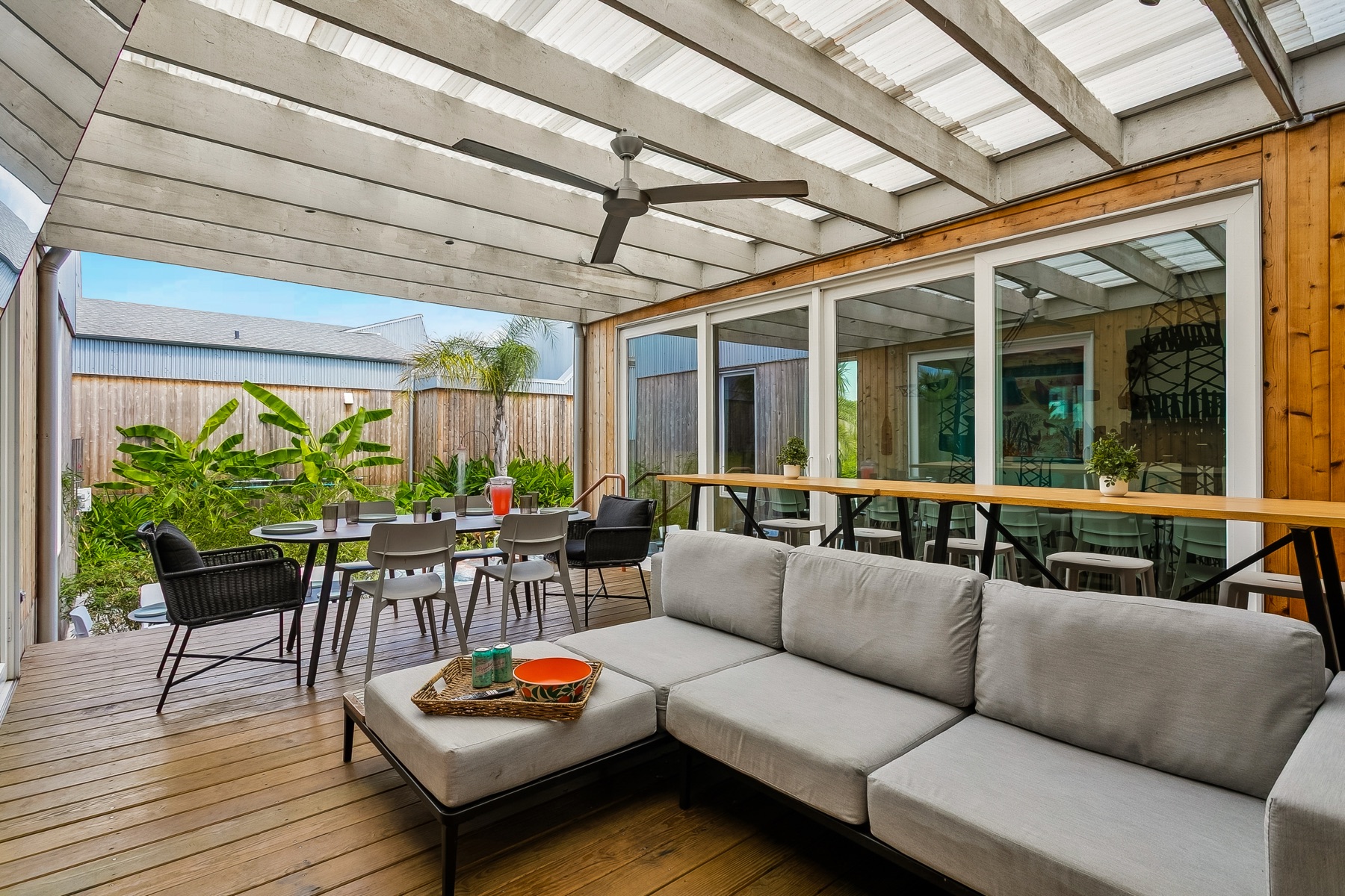 The Covered Patio at The Herald